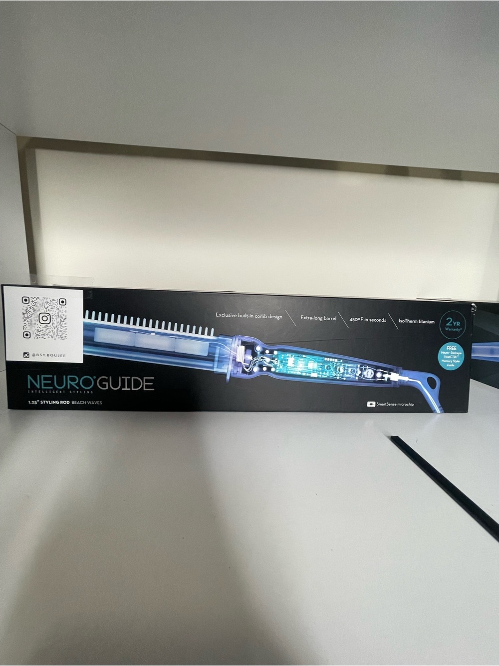 Paul Mitchell NeuroGuide 1.25" Styling Rod - Blue and Black